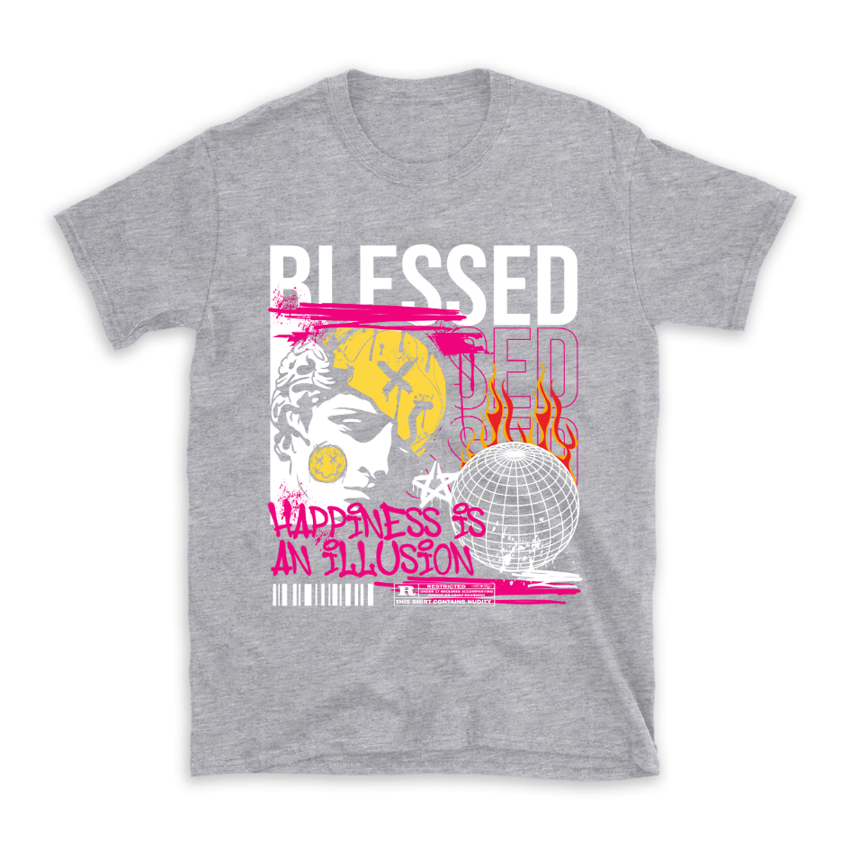 Blessed Graffiti Streetwear T-Shirt